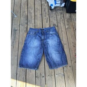 Vintage Rocawear Shorts Mens 40 Blue Denim Jean Baggy Loose Y2K
